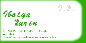 ibolya murin business card